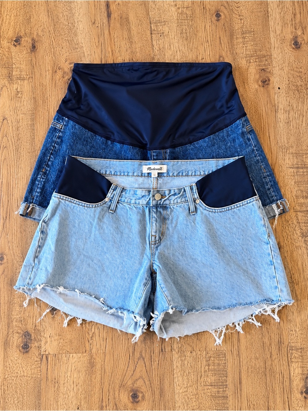 Madewell Maternity Denim Shorts Bundle 2 Pair Size 32